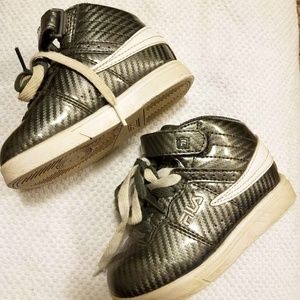 Gray Fila Toddler High Tops